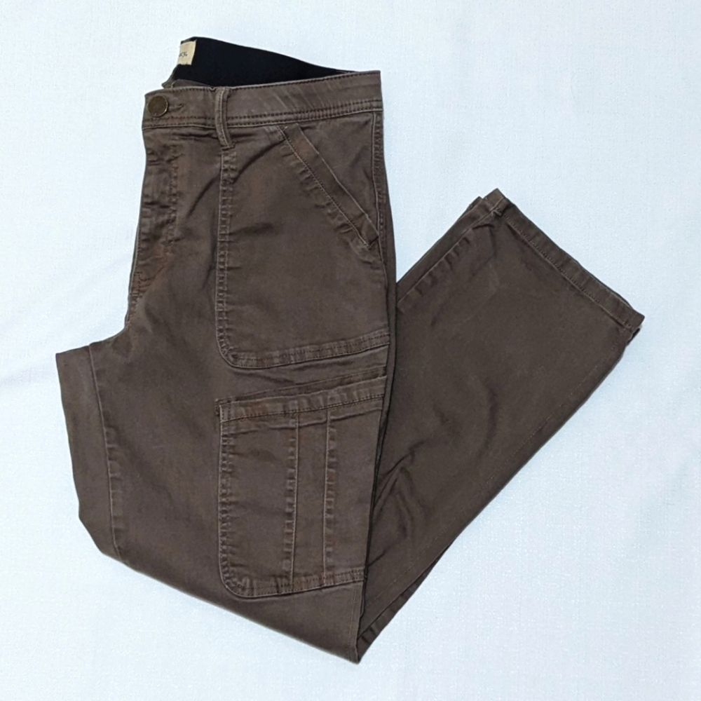 Democracy Brown Straight Leg Pants